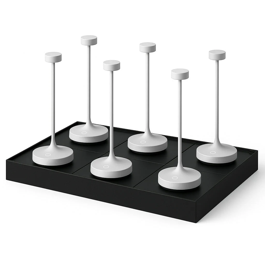 Lampe De Table Sans Fil - 6X Ruby White