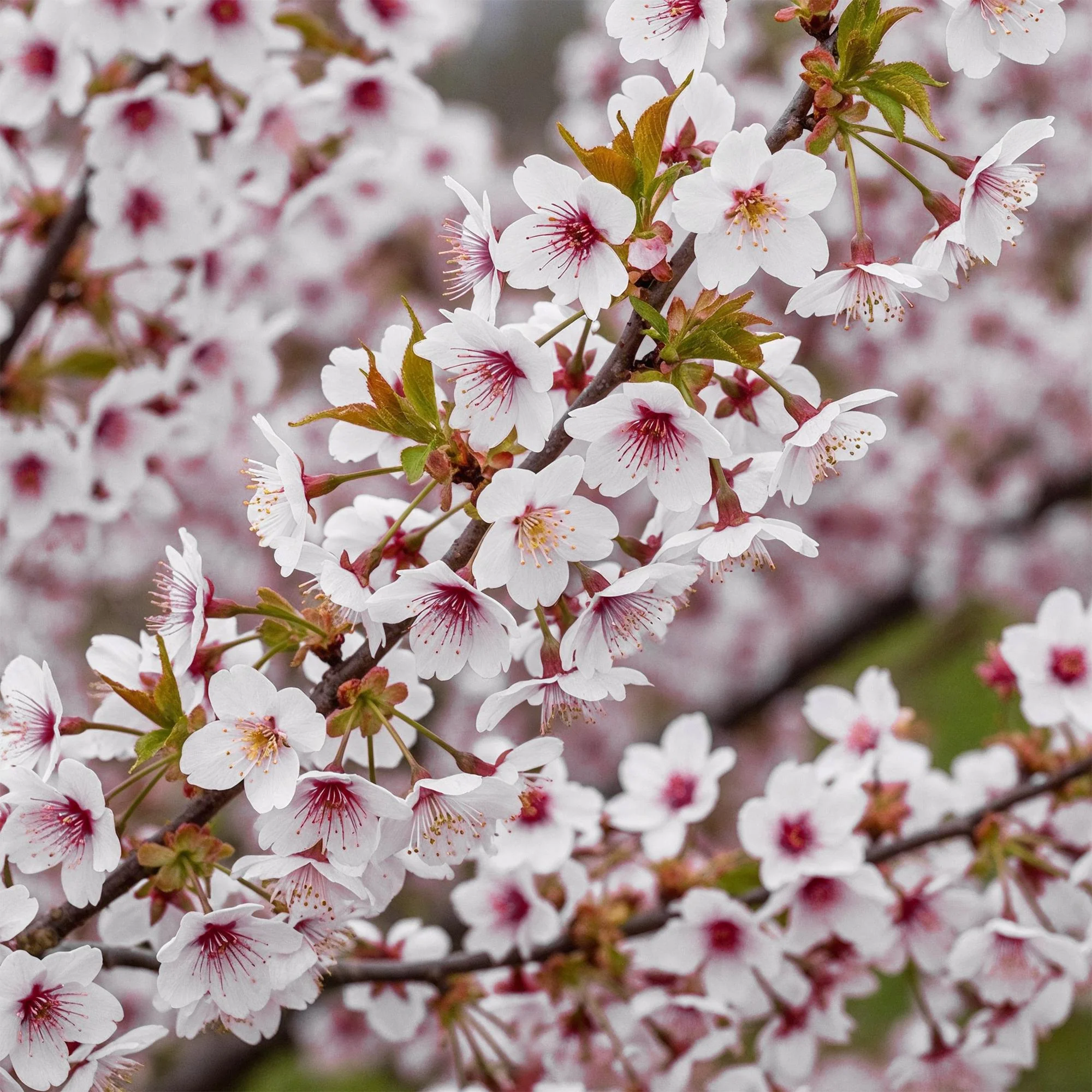 Plante D'Extérieur - Cerisier Du Japon Nain (Prunus Incisa) 'Koujou-No-Mai'