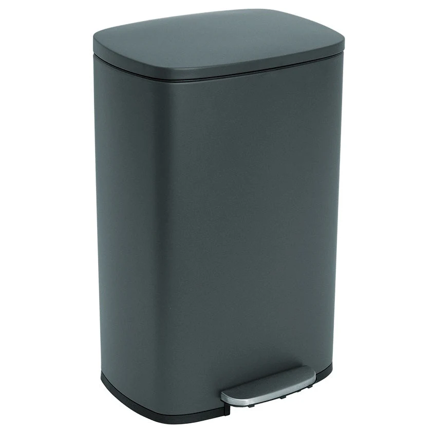 Poubelle Pedale Admiral 50L - Gris - Image 2