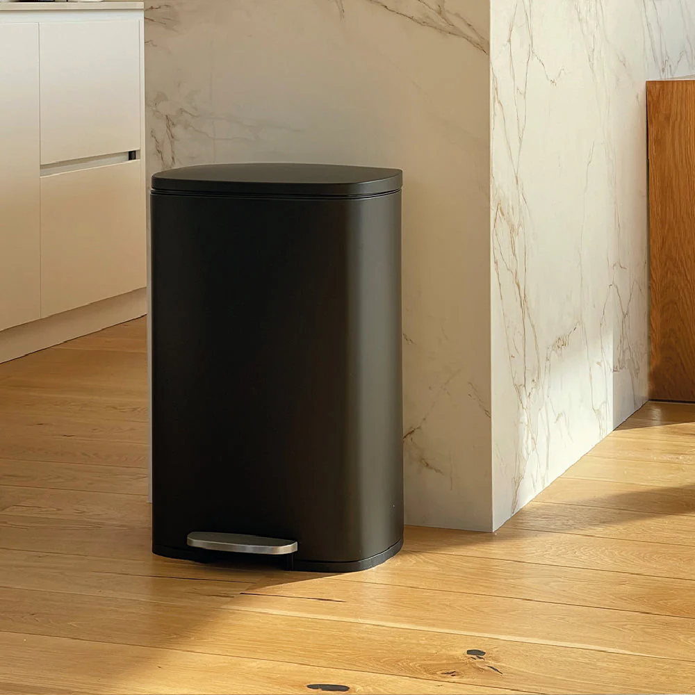 Poubelle Pedale Admiral 50L - Noir - Image 4