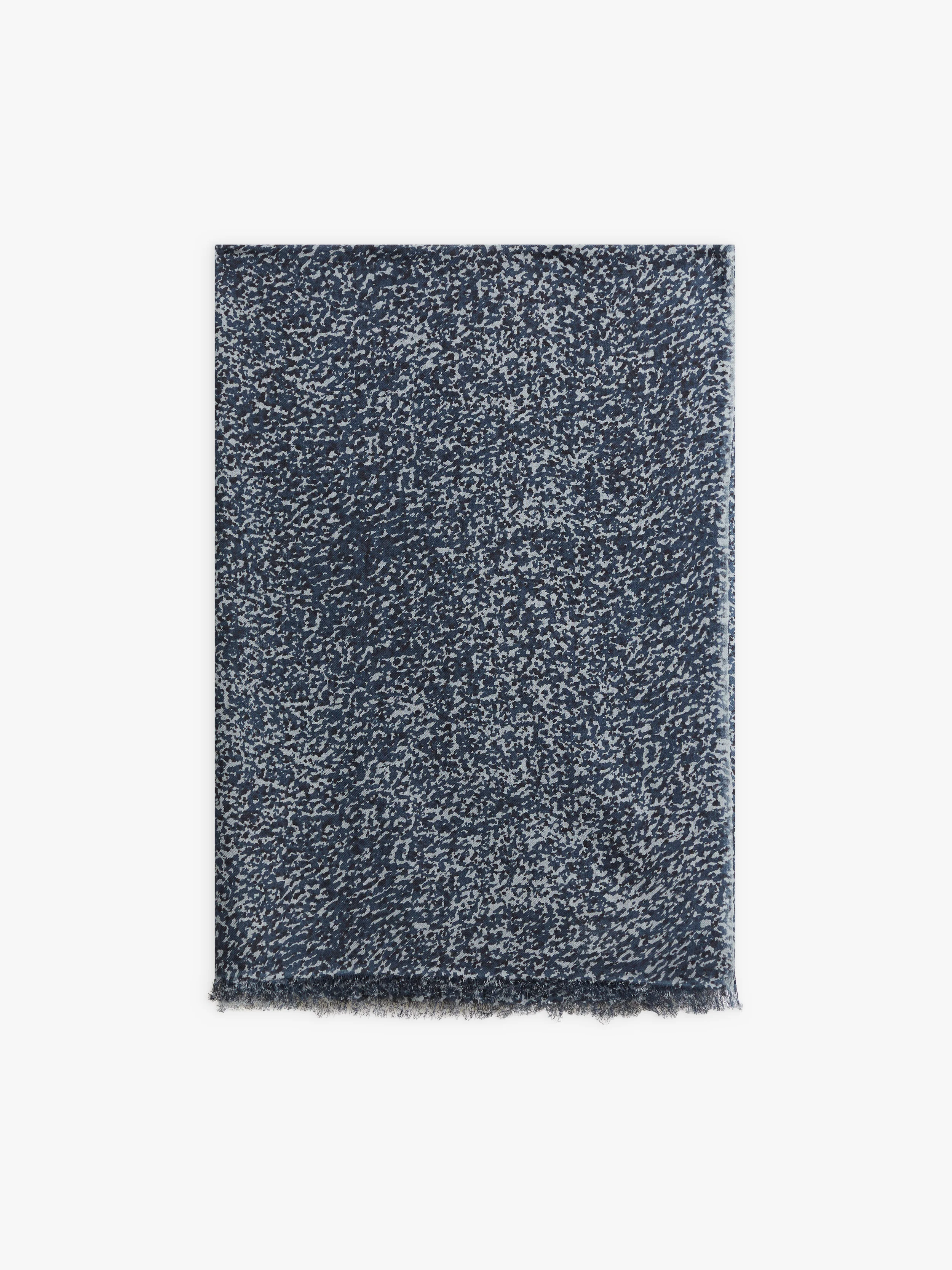 Écharpe Abrielle En Coton Et En Modal Bleu - Femme