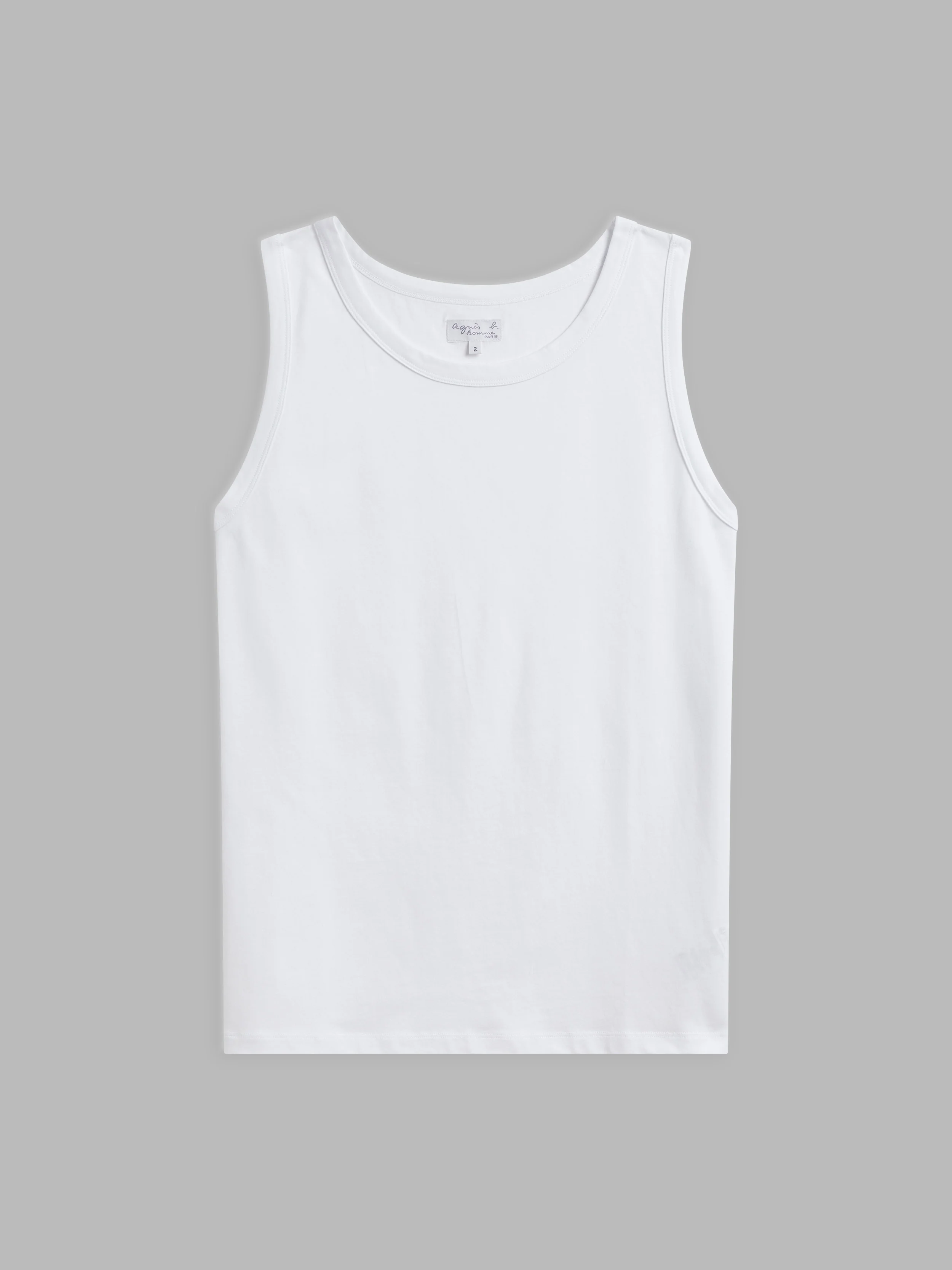 Débardeur Gabriel En Jersey De Coton Blanc - Homme - Image 2