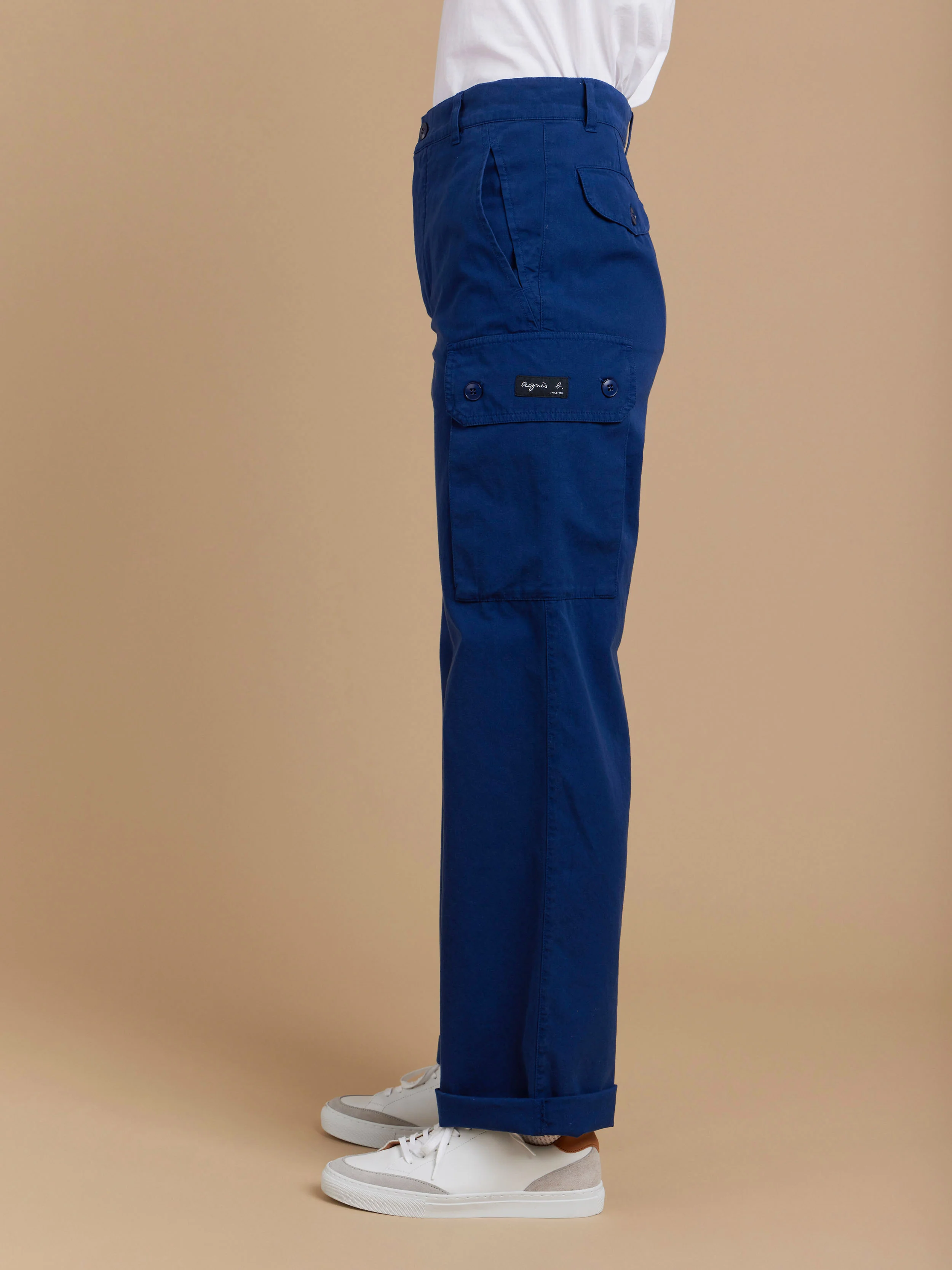 Pantalon Treillis En Toile De Coton - Femme - Image 4