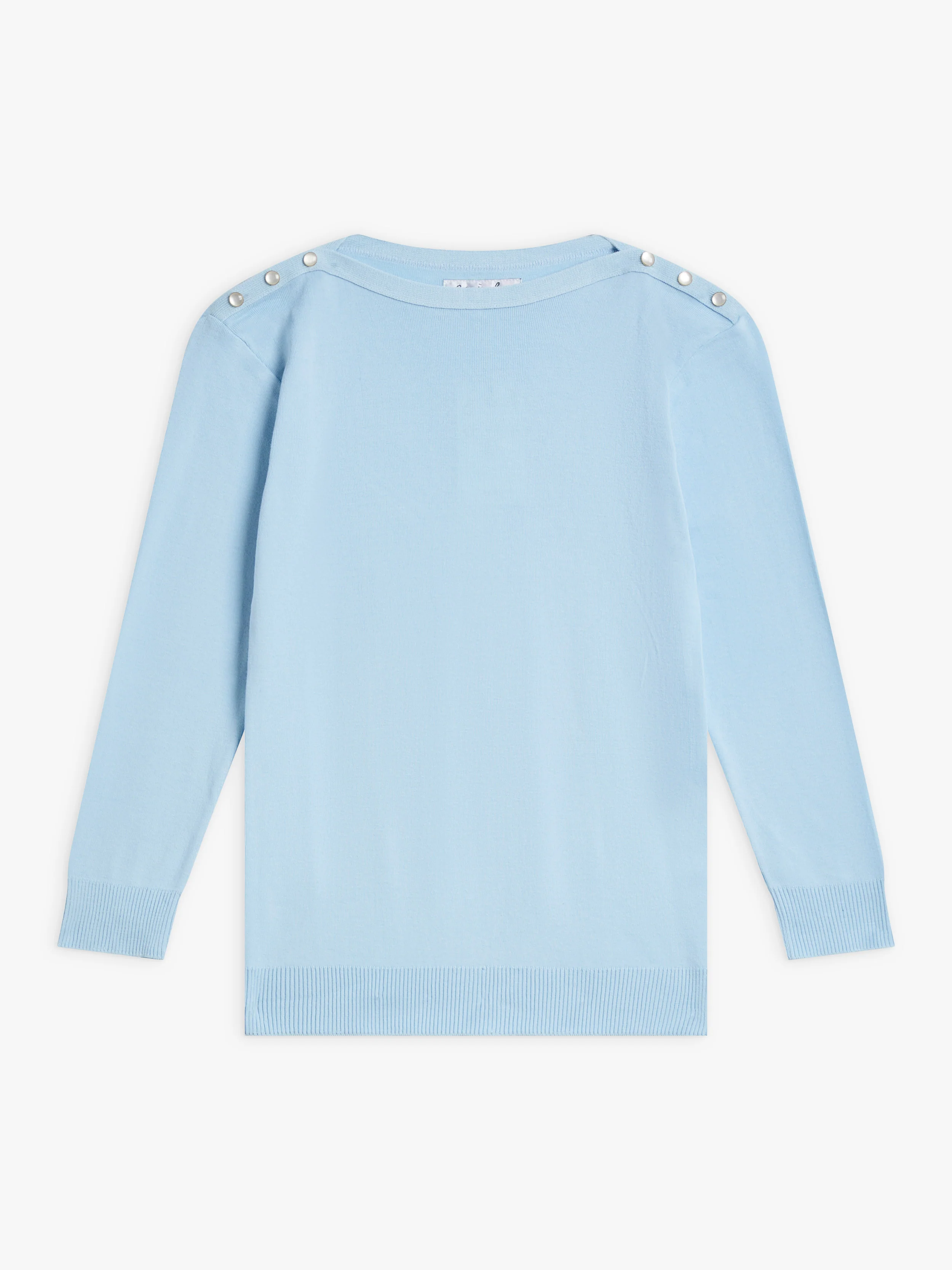 Pull Badiane En Maille De Coton Bleu - Femme - Image 2