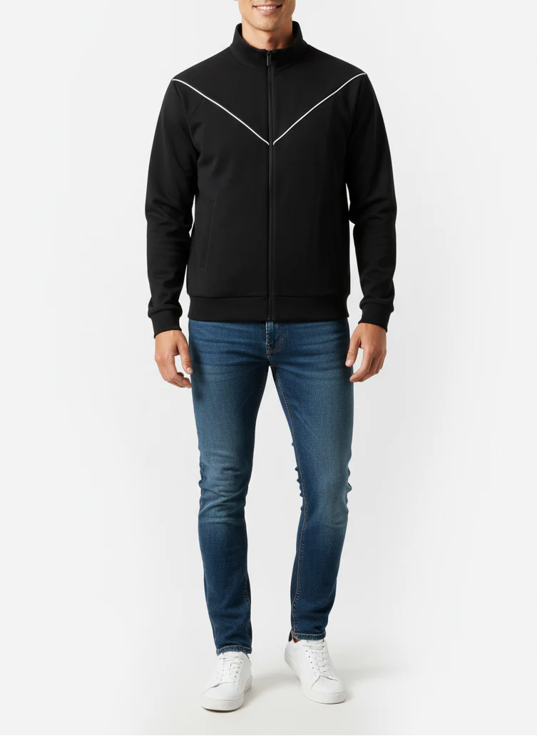 Blouson Cassius En Coton Noir - Homme