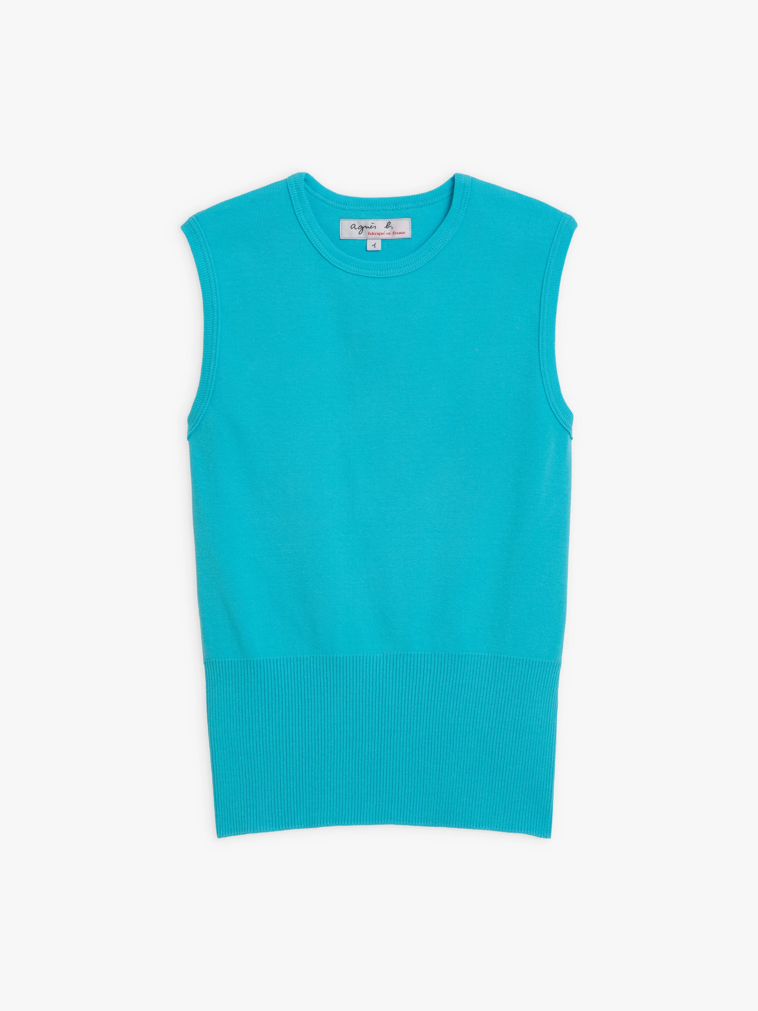 Débardeur June En Coton Bleu - Femme - Image 2