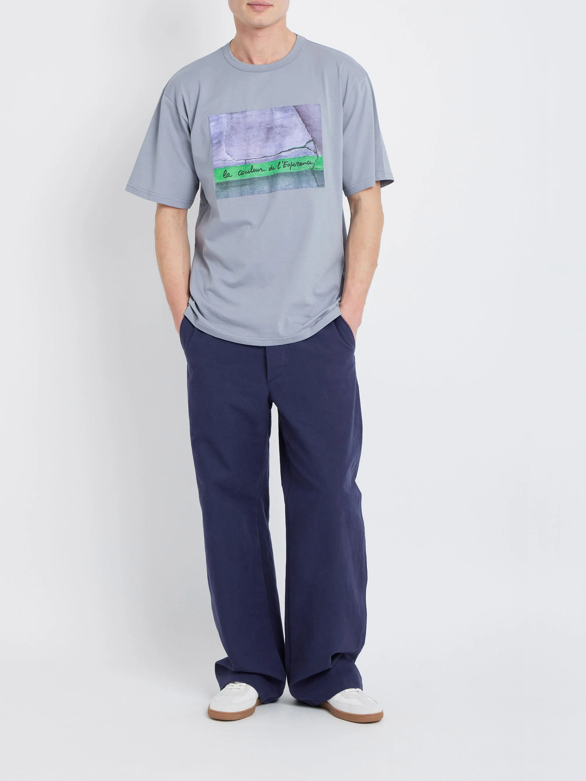 T-Shirt Chris En Jersey De Coton Photo D’Agnès B - Homme