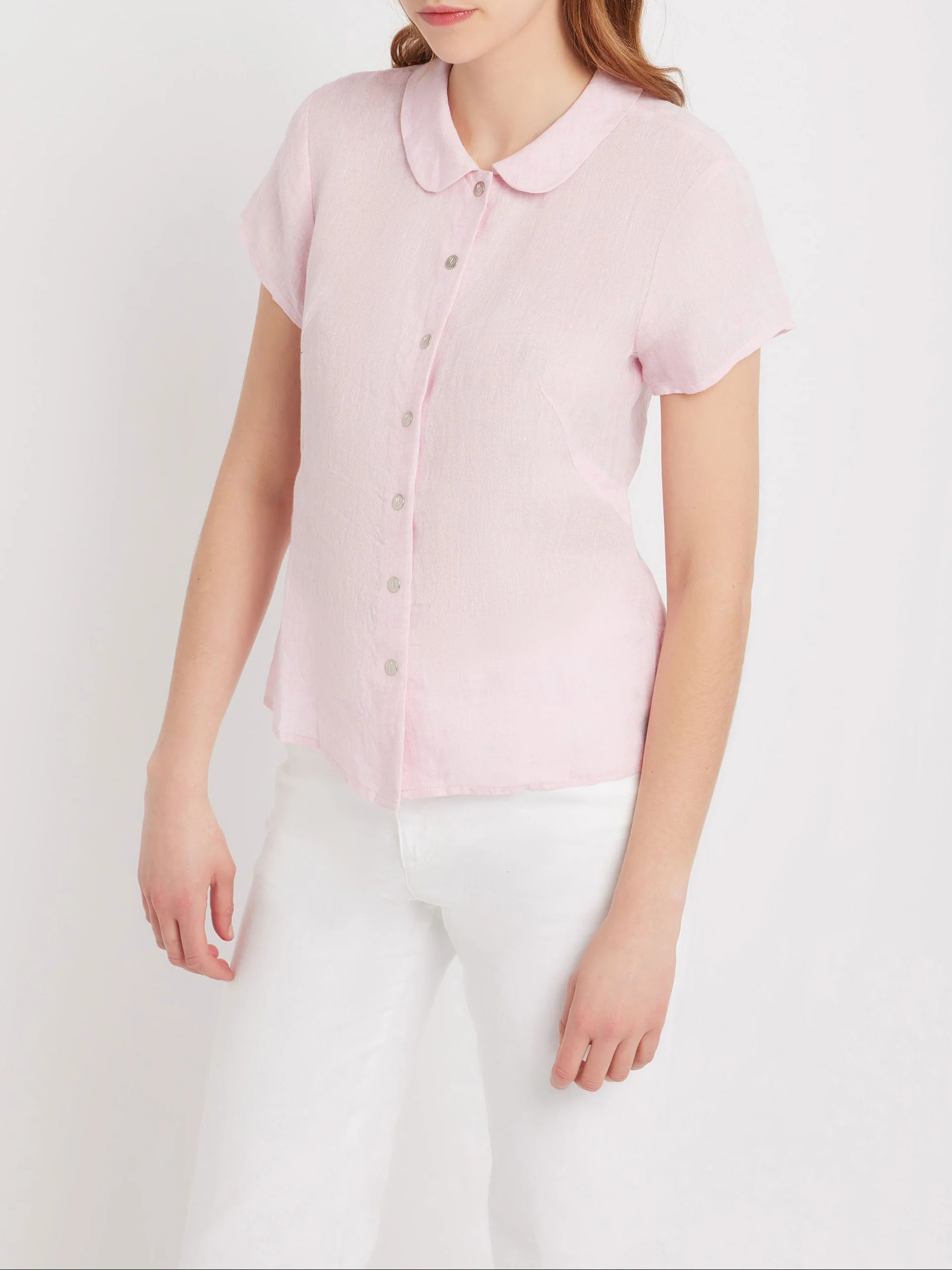 Chemise Adele En Lin Rose - Femme - Image 3