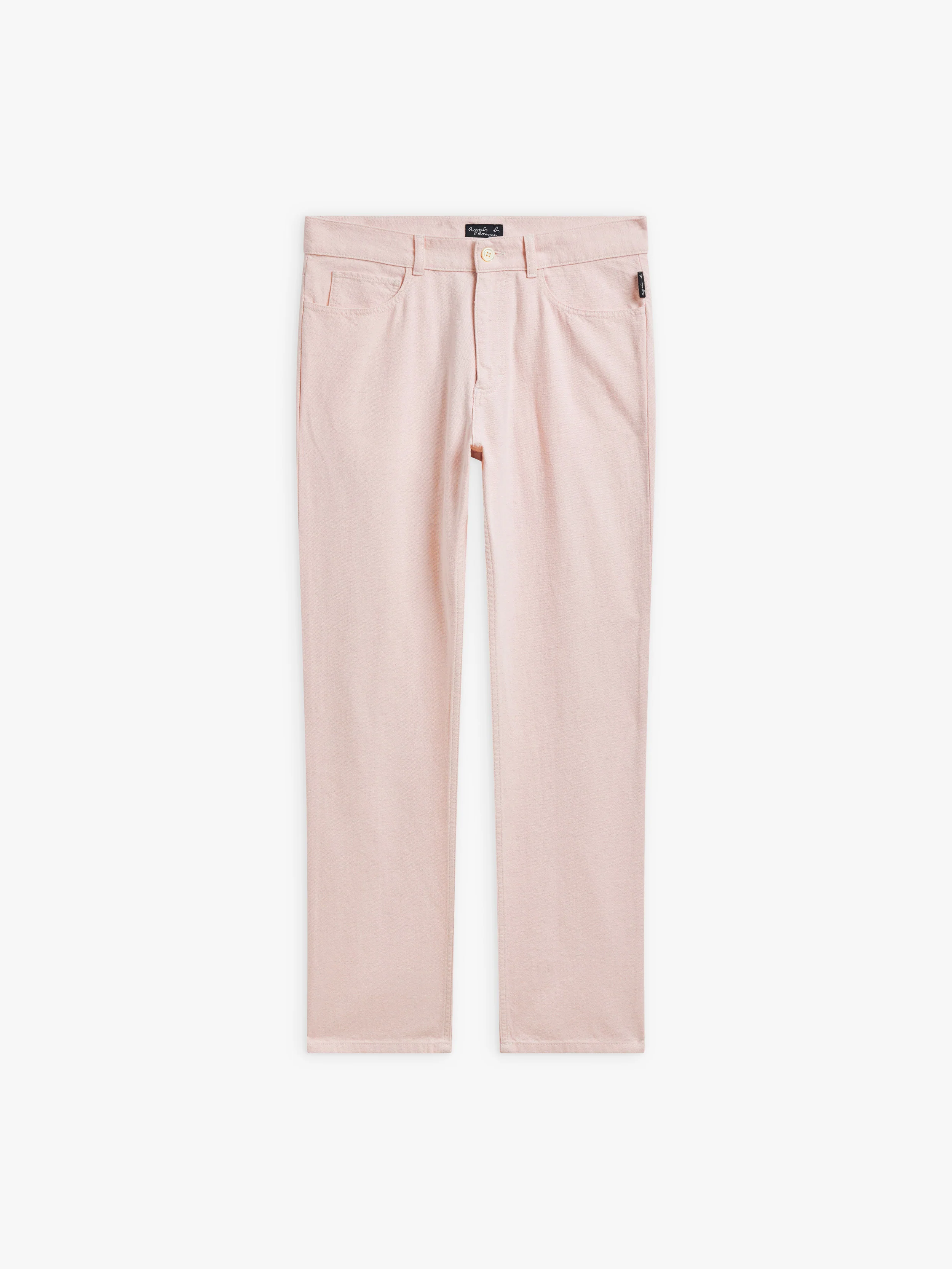 Jean’S Chris Droit En Coton Rose Pêche - Homme - Image 2