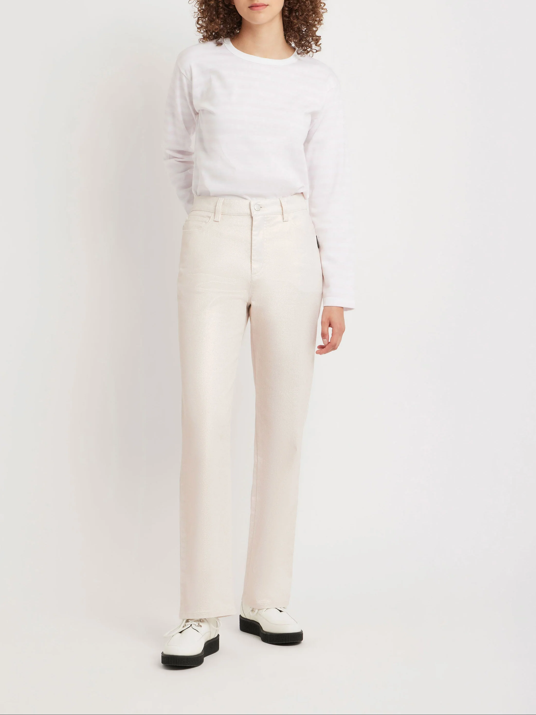 Jean Misfits En Coton Beige - Femme