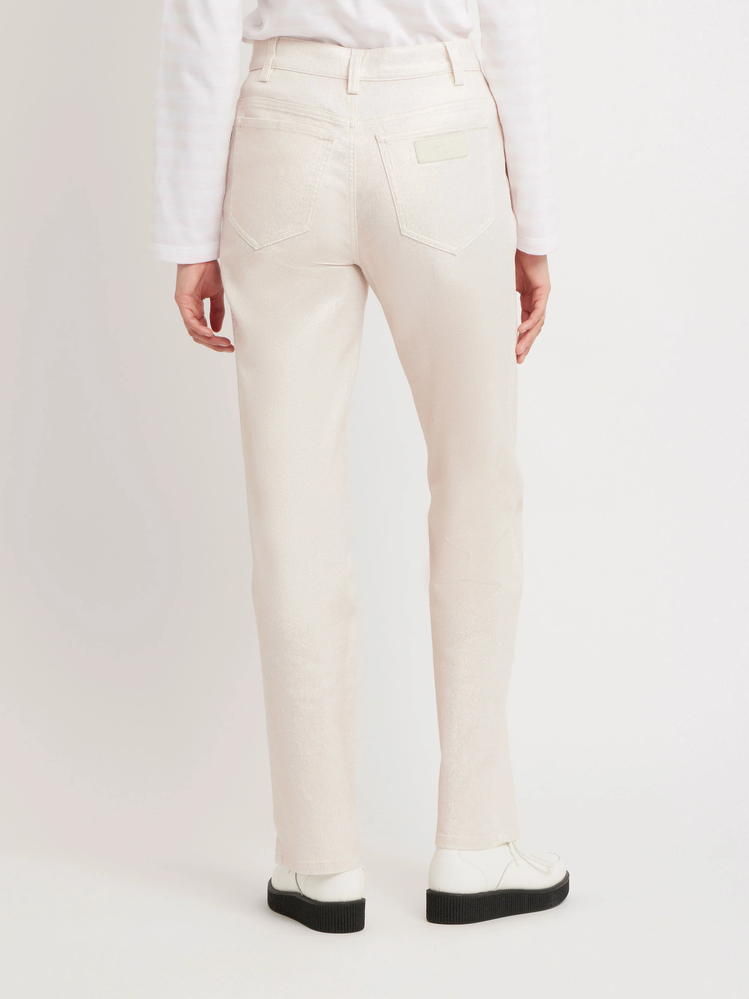 Jean Misfits En Coton Beige - Femme - Image 5