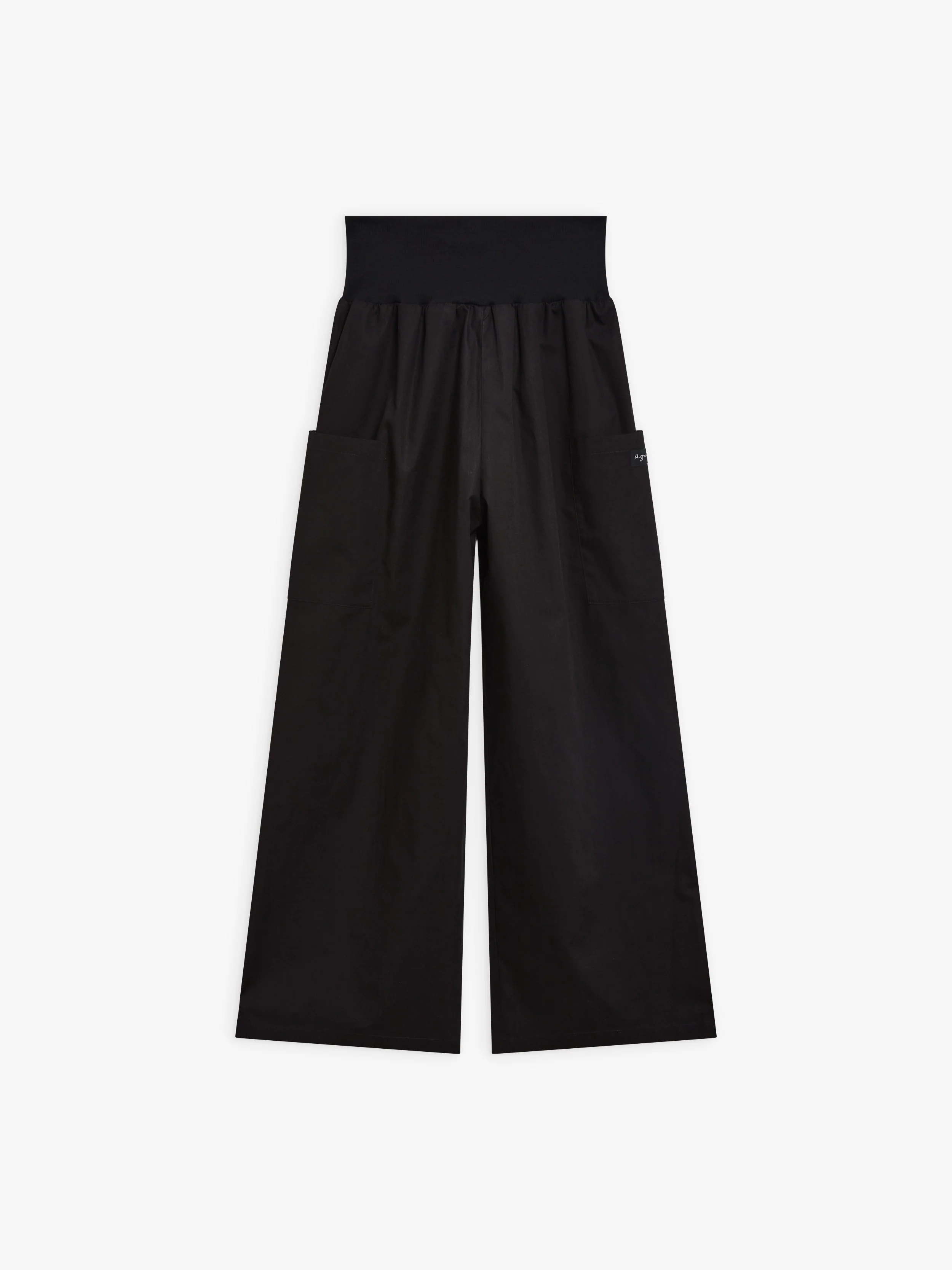 Pantalon Matis Large En Coton Noir - Femme - Image 2