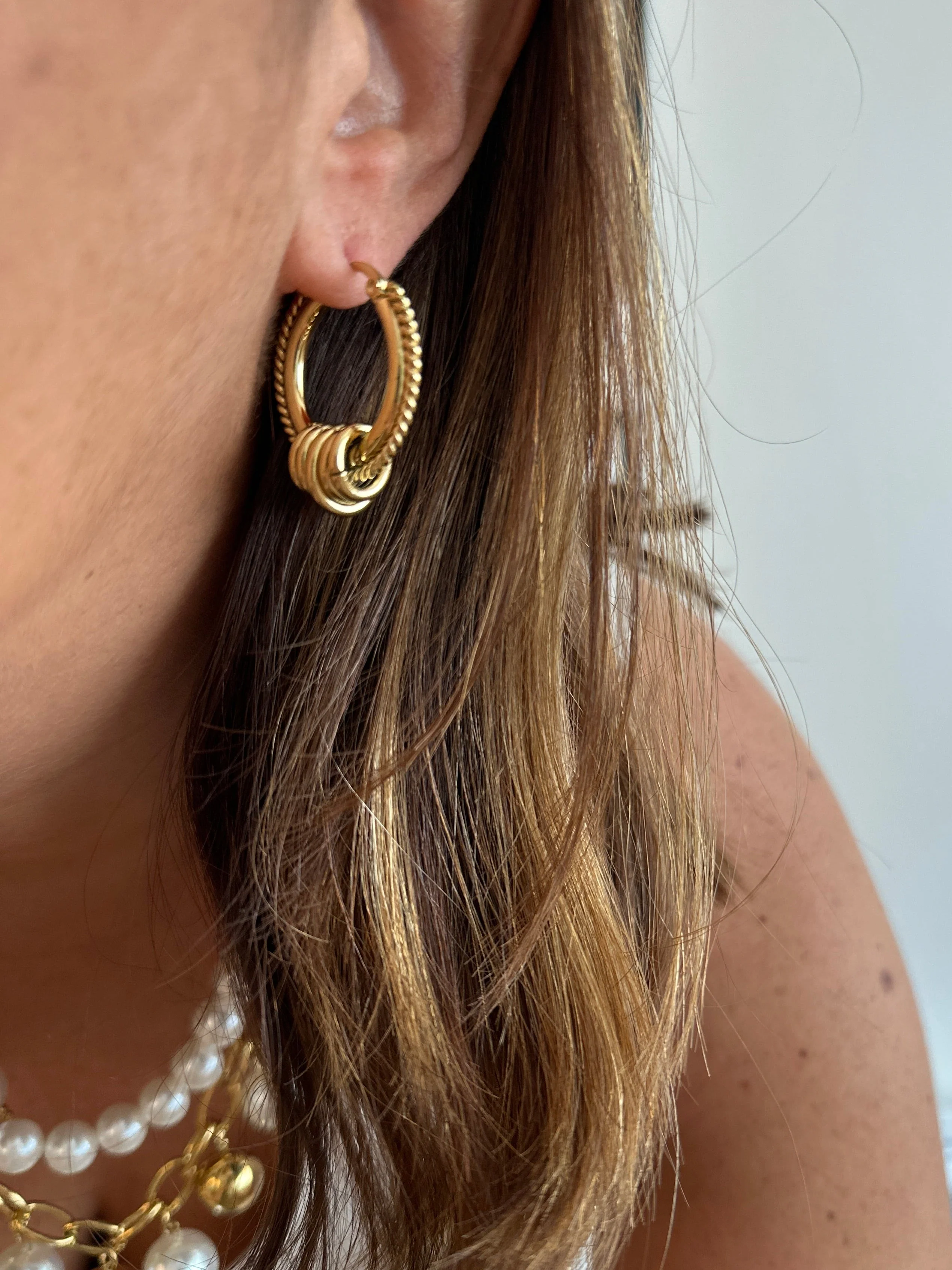 Boucles D'Oreilles Alvy - Doré Ou Argent - Image 3