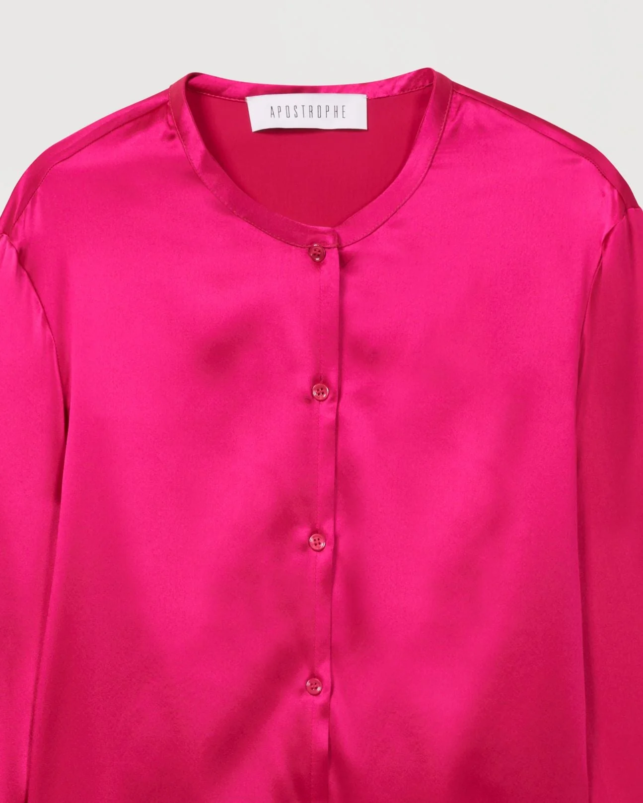 Chemise Soie Ml Col Mao - Image 3