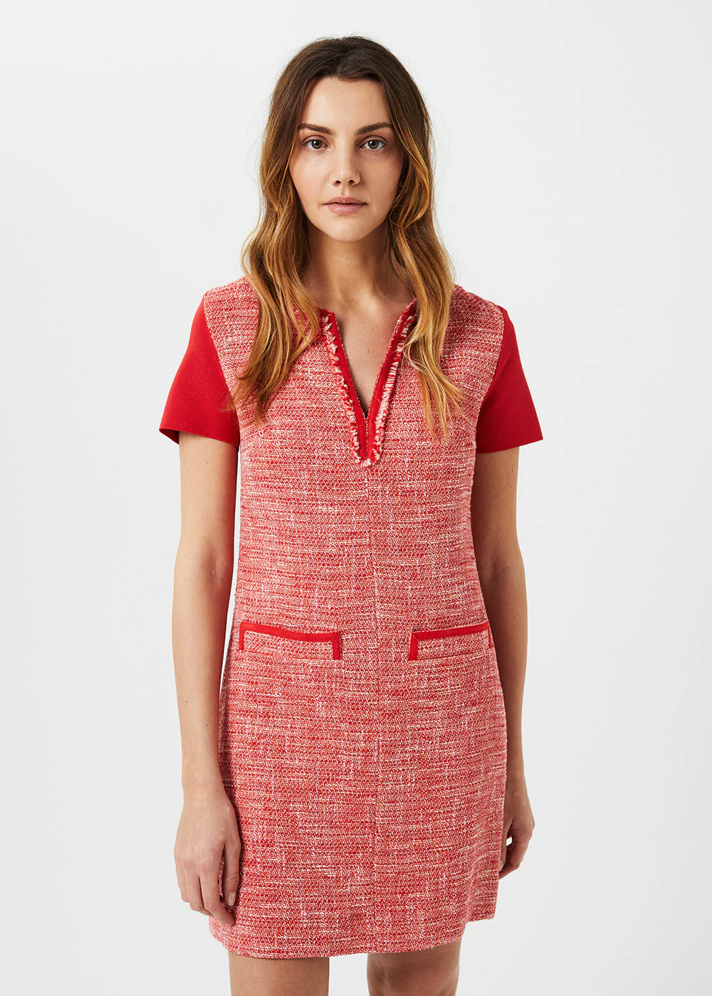 Robe Mc Courte En Tweed - Image 2