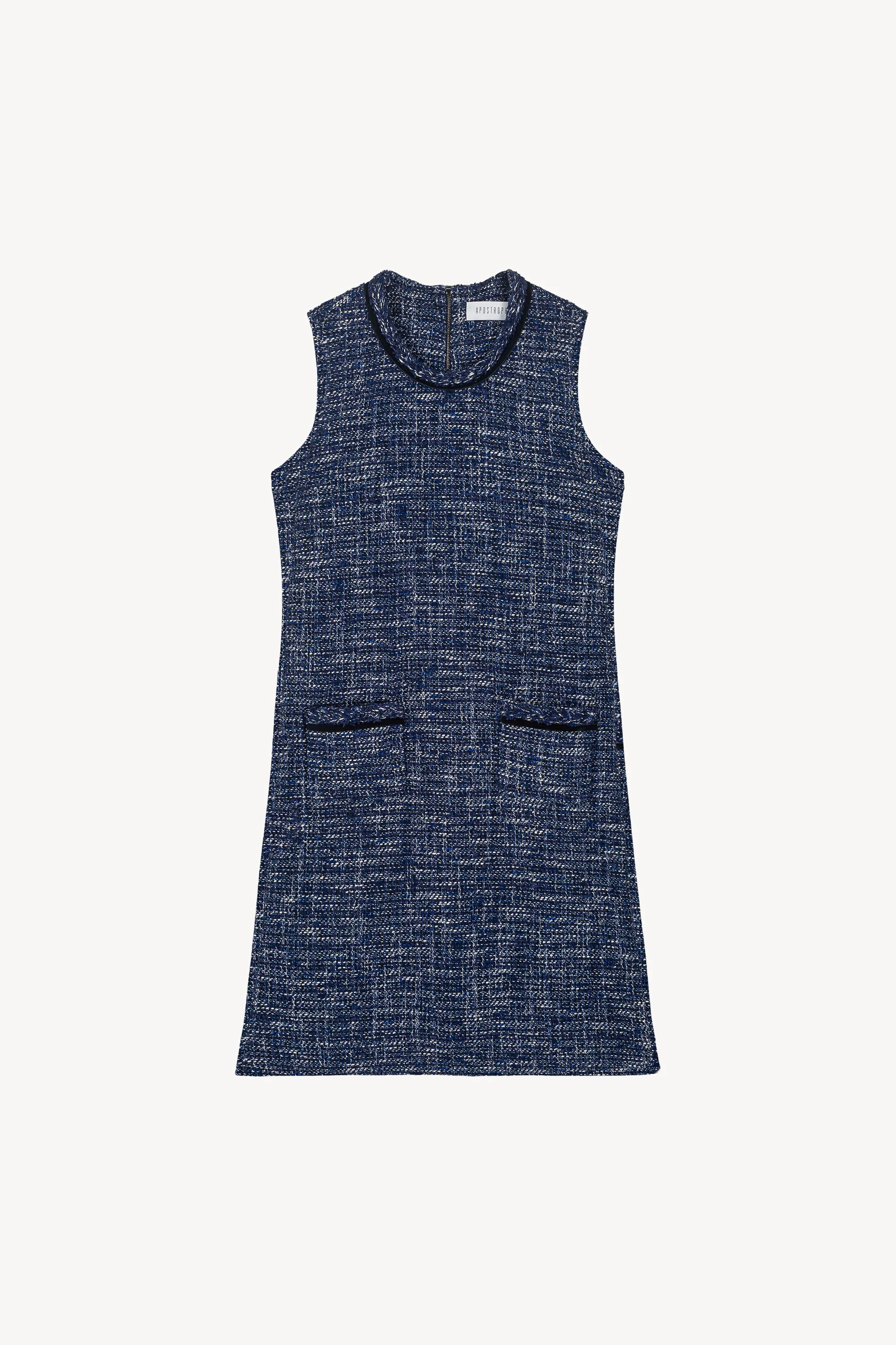 Robe En Tweed Sans Manche - Image 4