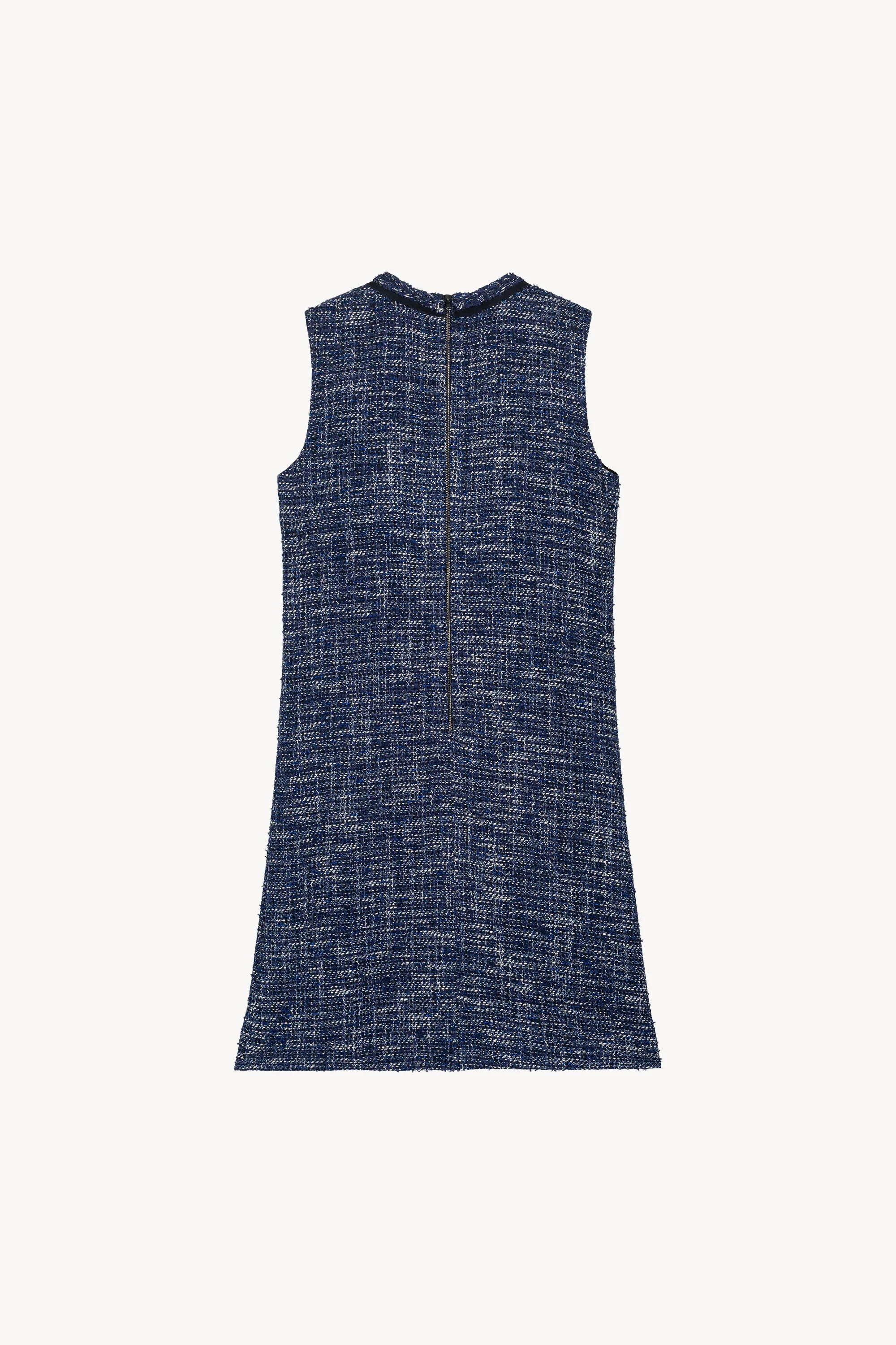 Robe En Tweed Sans Manche - Image 5