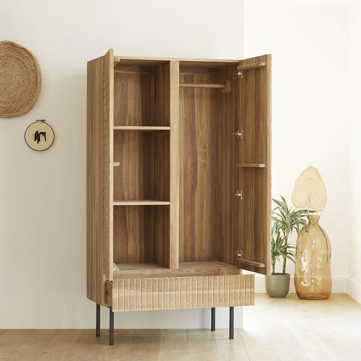 Armoire Portland - Teck - Naturel - Image 3