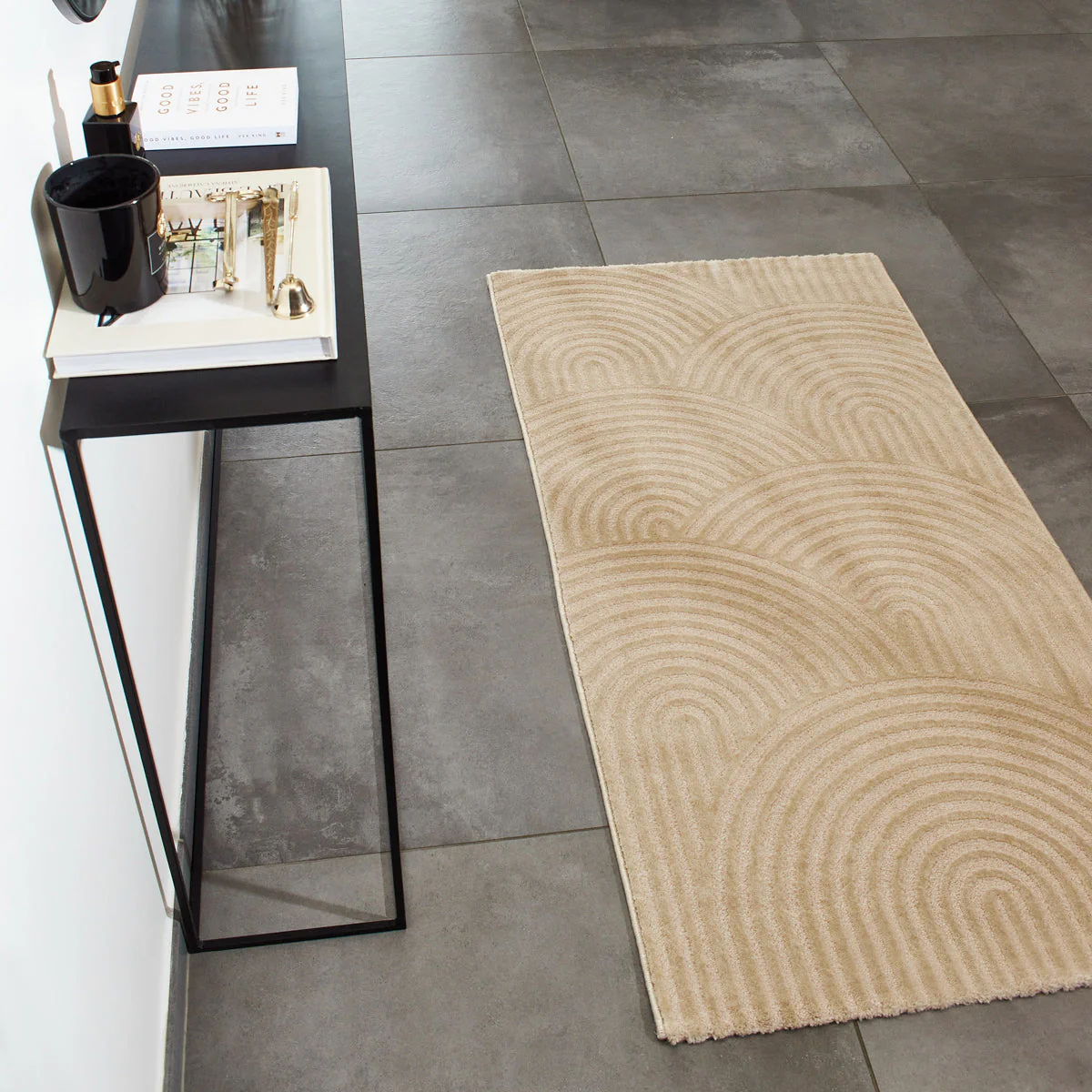 Tapis Bianca 157 - Motif Graphique - Beige - Intérieur - Image 12