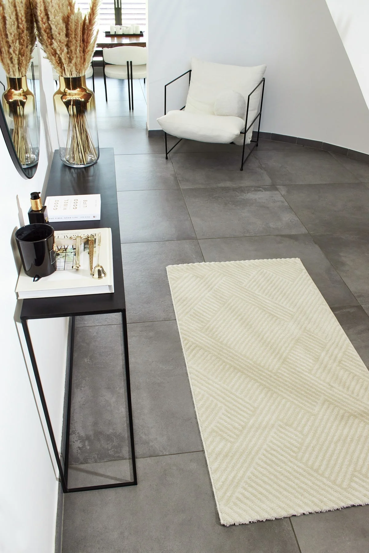 Tapis Bianca 160 - Motif Graphique - Creme - Intérieur - Image 9