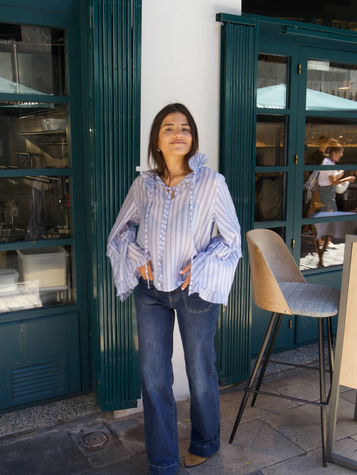 Chemisier Bleu Alicia - Image 7