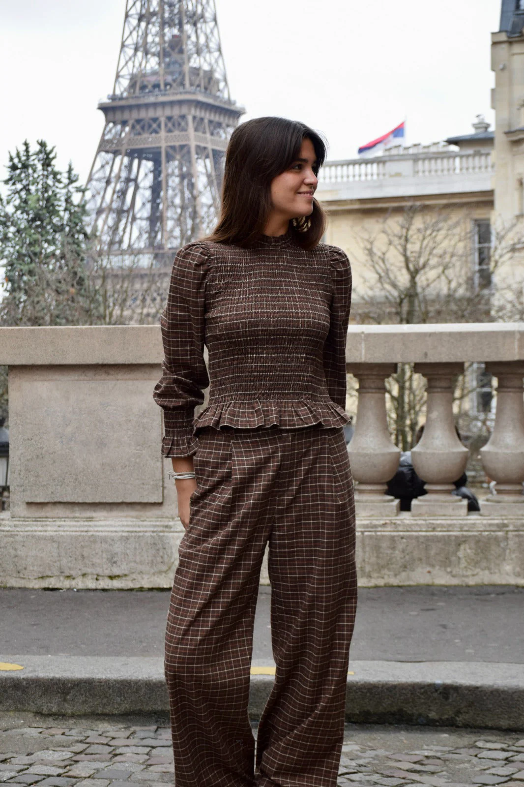 Chemise Chía Alia Marrón - Image 2