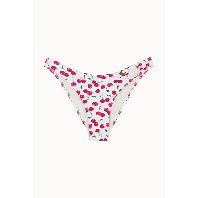Bas De Bikini Picota Ring - Rouge Et Blanc