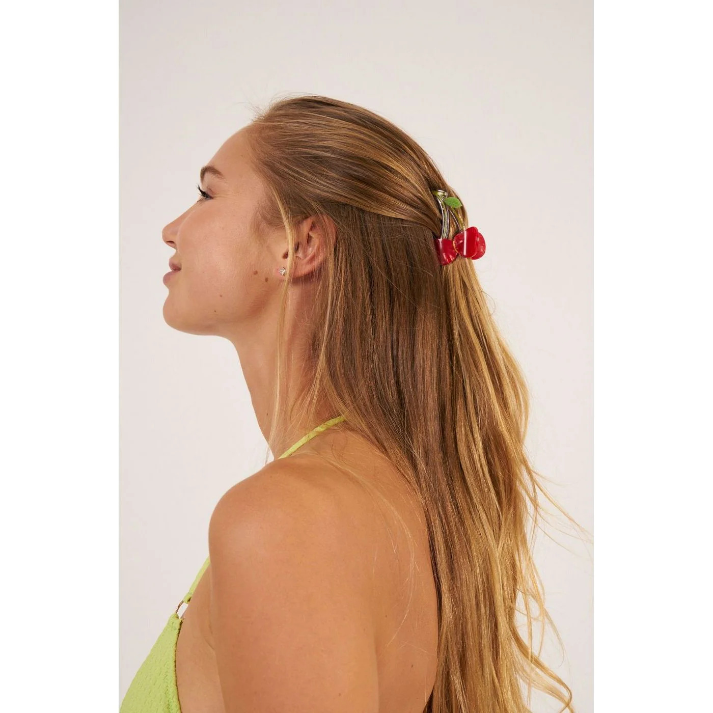 Pince À Cheveux Cerise - Rouge - Image 3