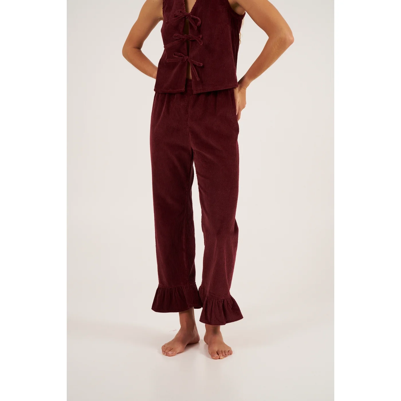 Gilet Zinnia - Bordeaux - Image 3