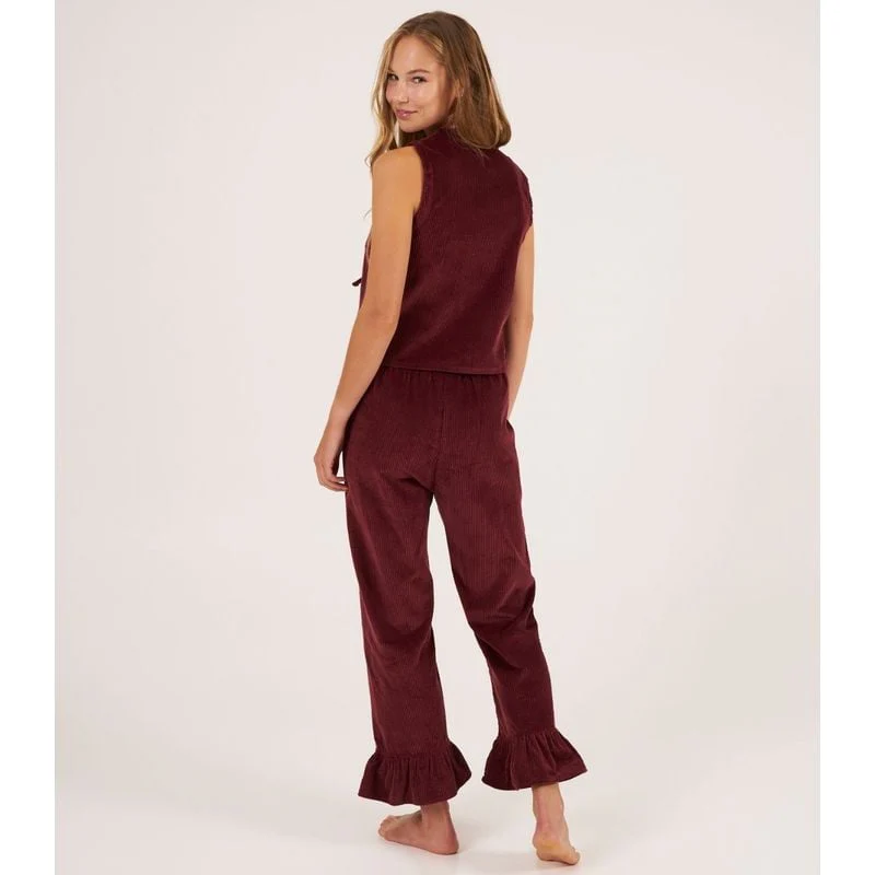 Pantalon Zinnia - Bordeaux - Image 4