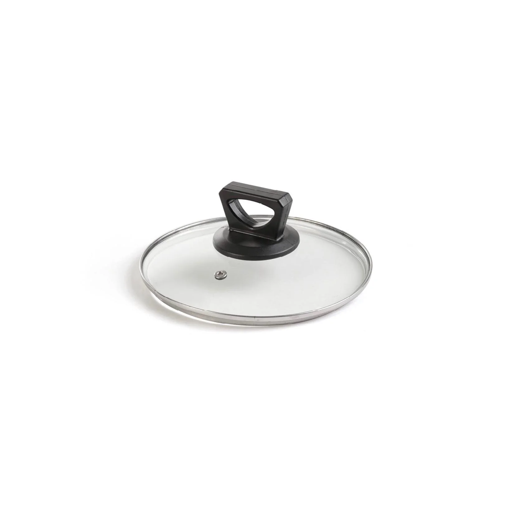Couvercle En Verre Avec Bouton En Bakélite - Noir