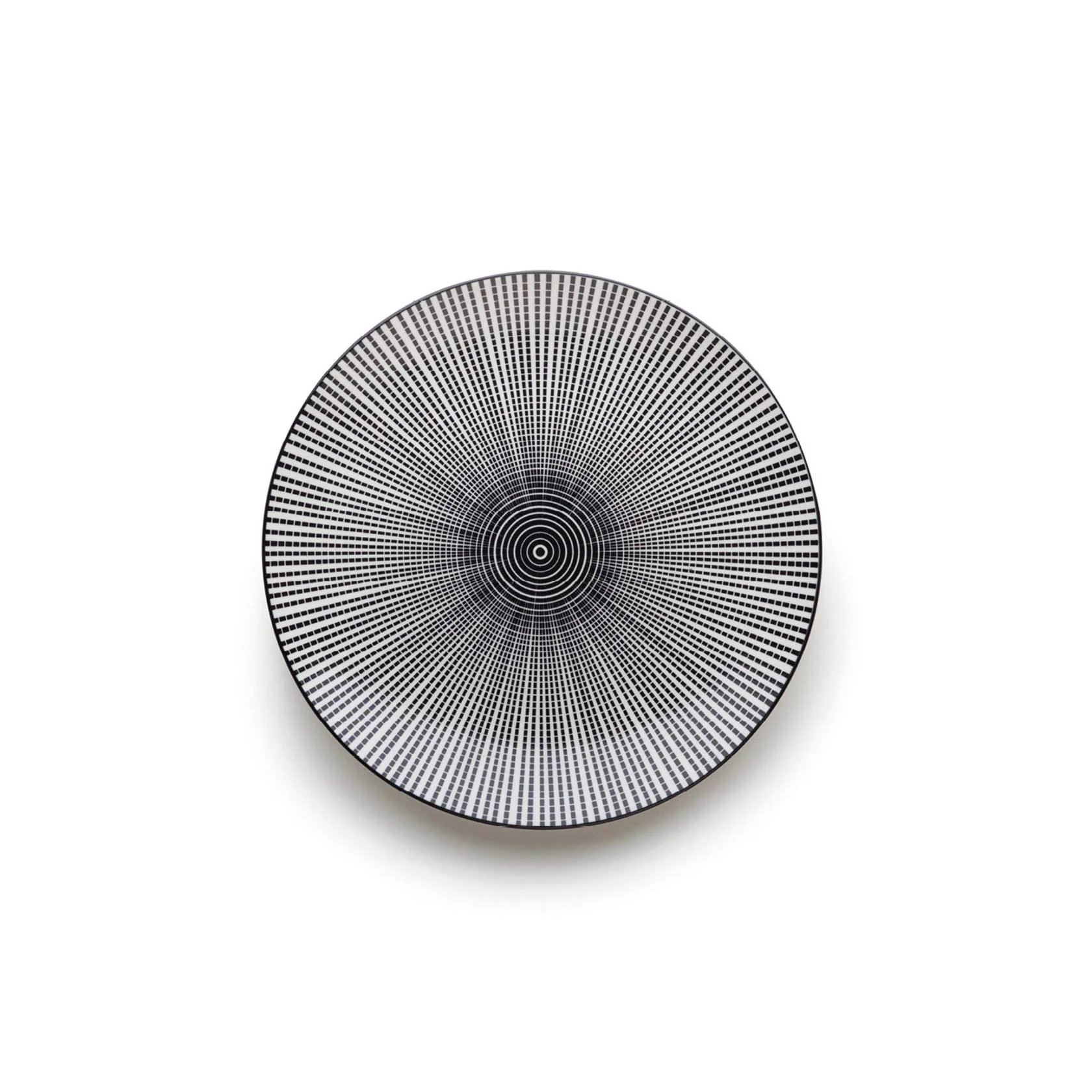 Set De 4 Assiettes Avec Relief - Blanc/Noir - Image 5