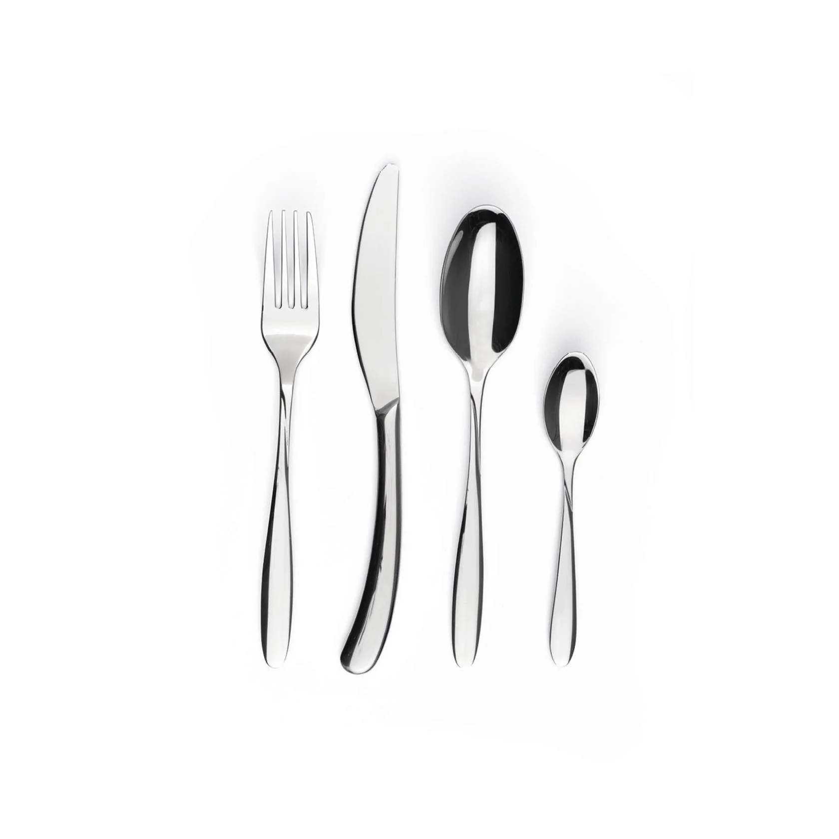 Ménagère De 24 Pièces Pour 6 Personnes - Inox Brillant - Image 3