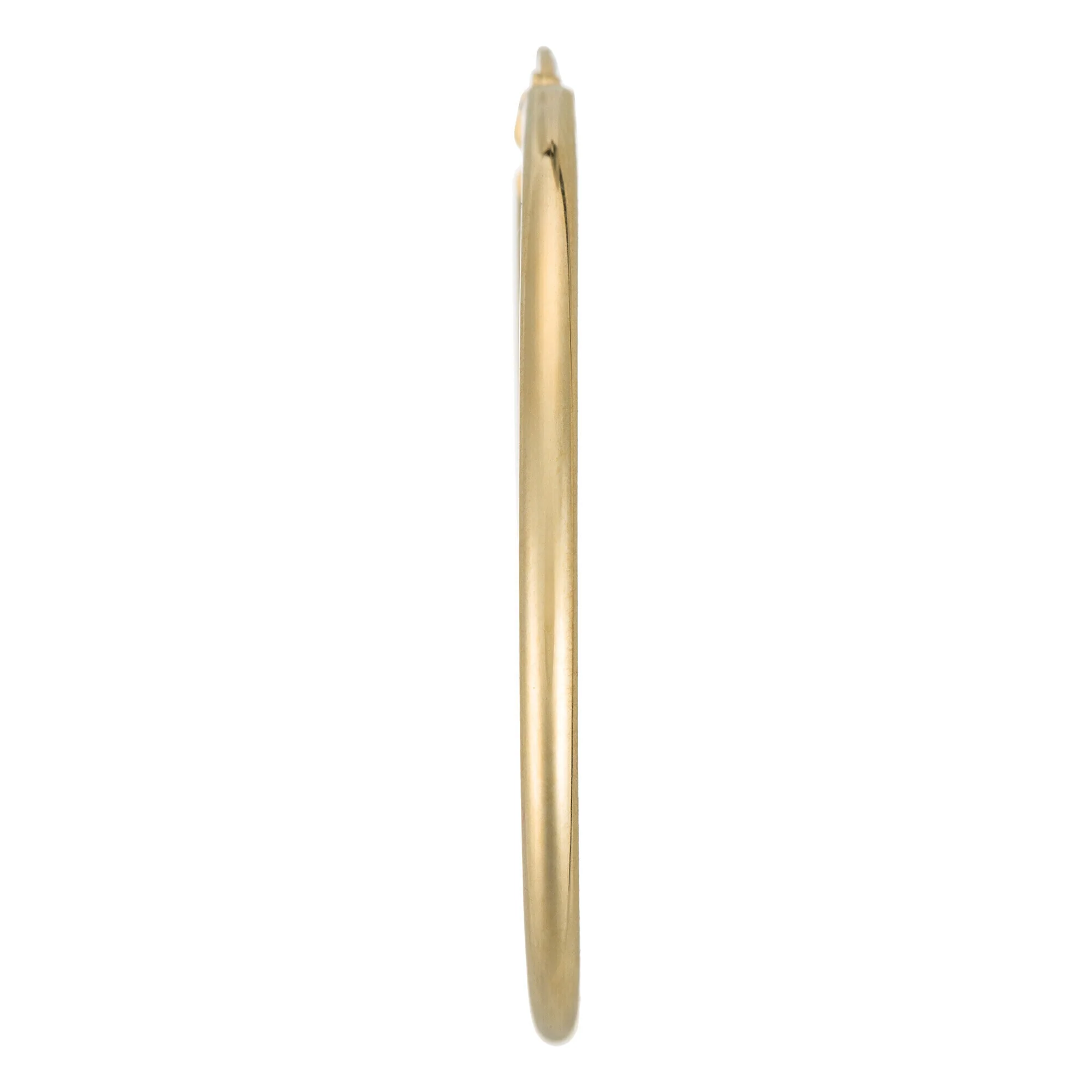 Créoles "Oro" - Diamètre 30 Mm Or Jaune 375/1000 - Image 3