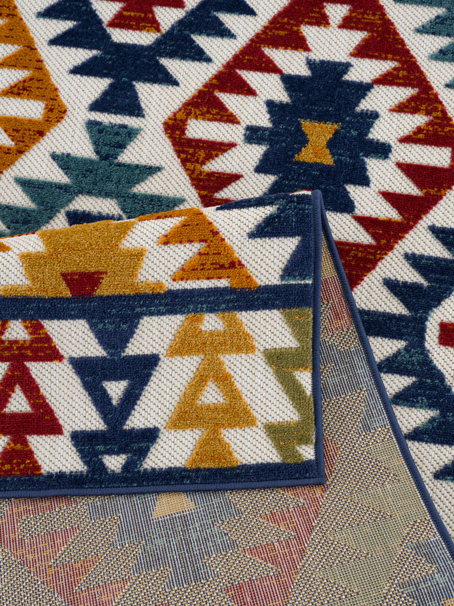 Tapis Cabana Intérieur Et Extérieur - Motif Aztèque Multicolore - Image 5