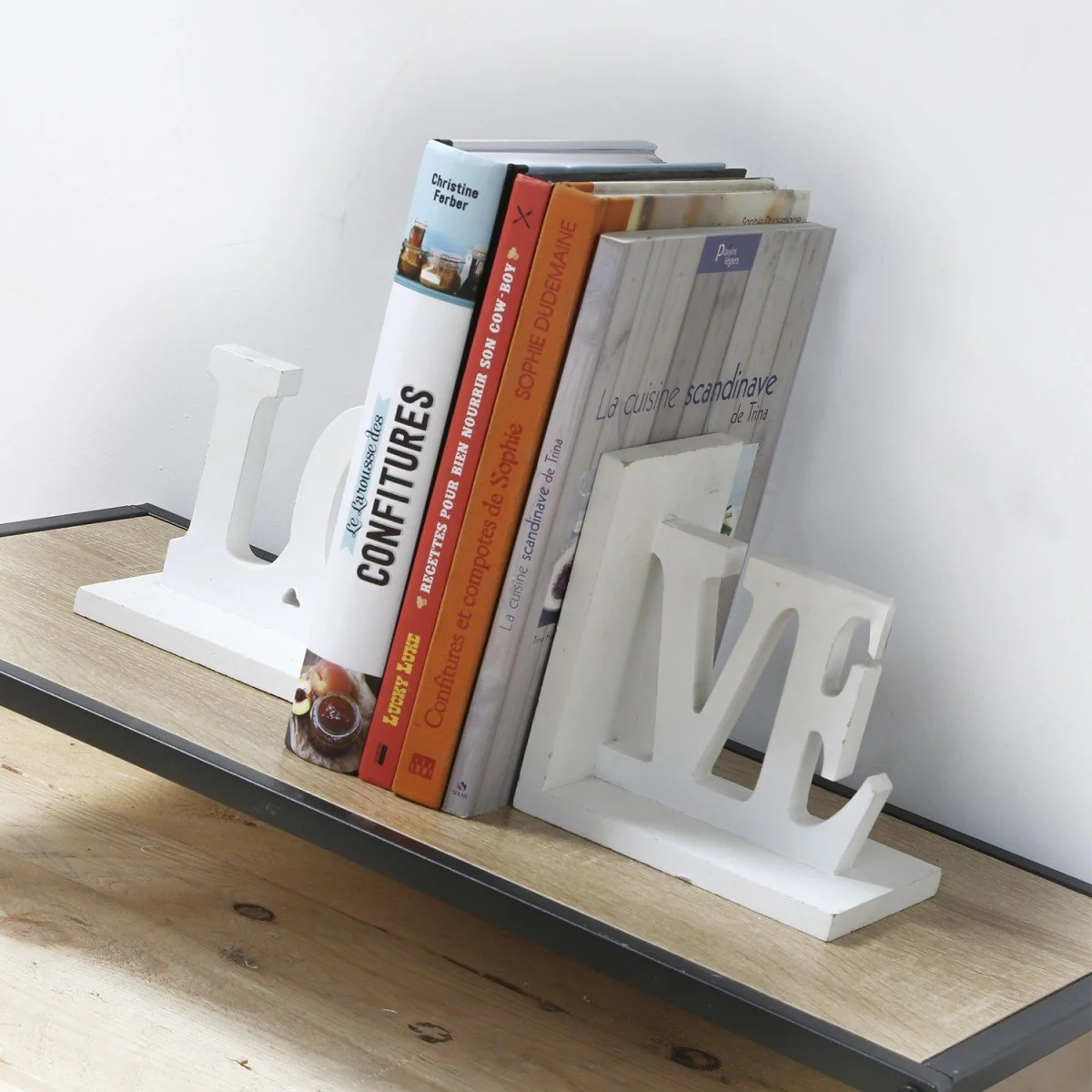 Console Moderne 2 Niveaux Décor Chêne - Décor Bois Chêne - Image 4