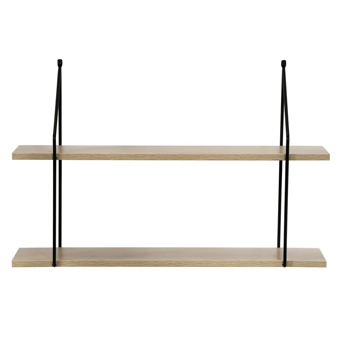 Étagère Murale 2 Niveaux Décor Bois - Bois - Image 3