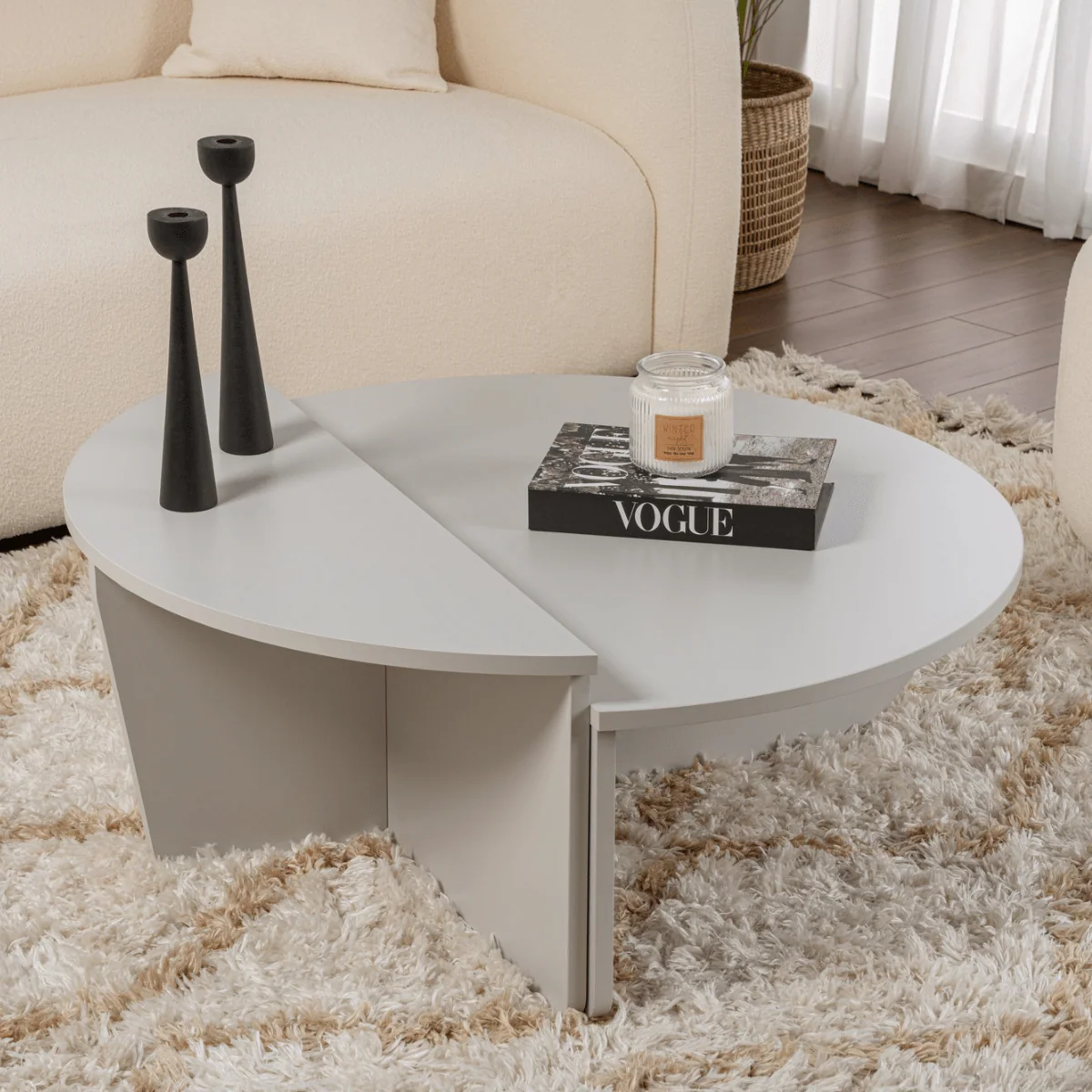 Orion - Lot De 2 Tables Basses - Gris - Image 3
