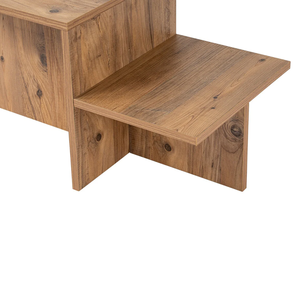 Harmony - Table Basse 2 Niveaux - Pin Atlantique - Image 6