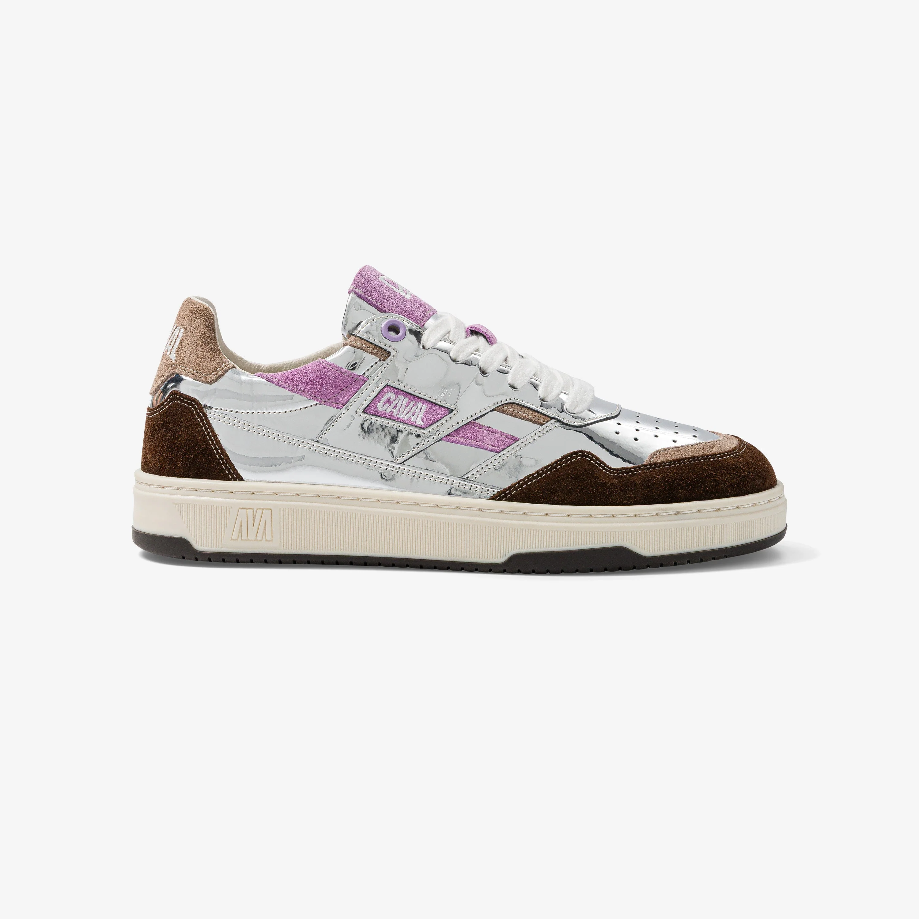 Baskets Caval X Des Petits Hauts - Argent - Image 9