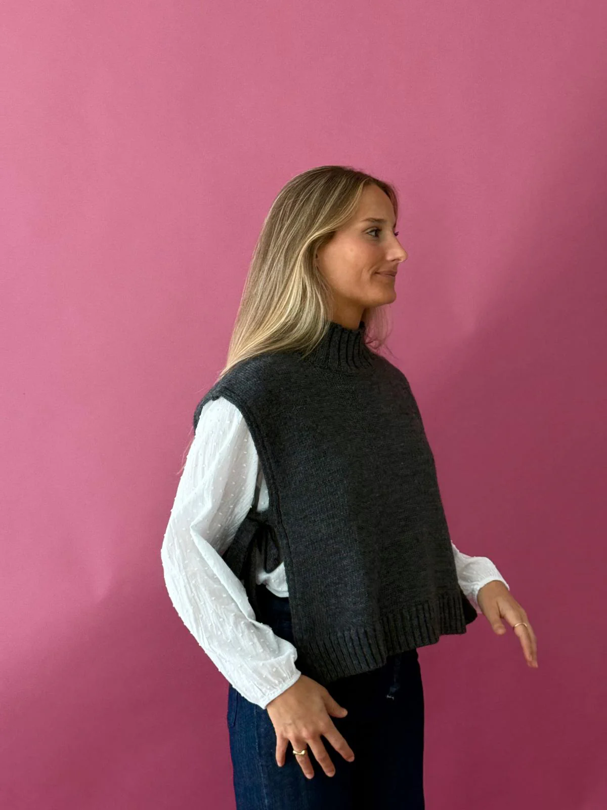 Gilet Julieta Gris - Image 3