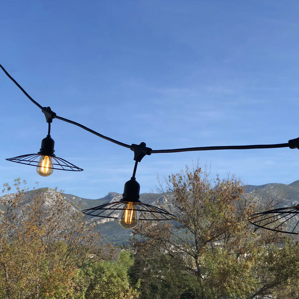 Guirlande Fiaire E27 - Chic Cage Light Connectable - Image 6
