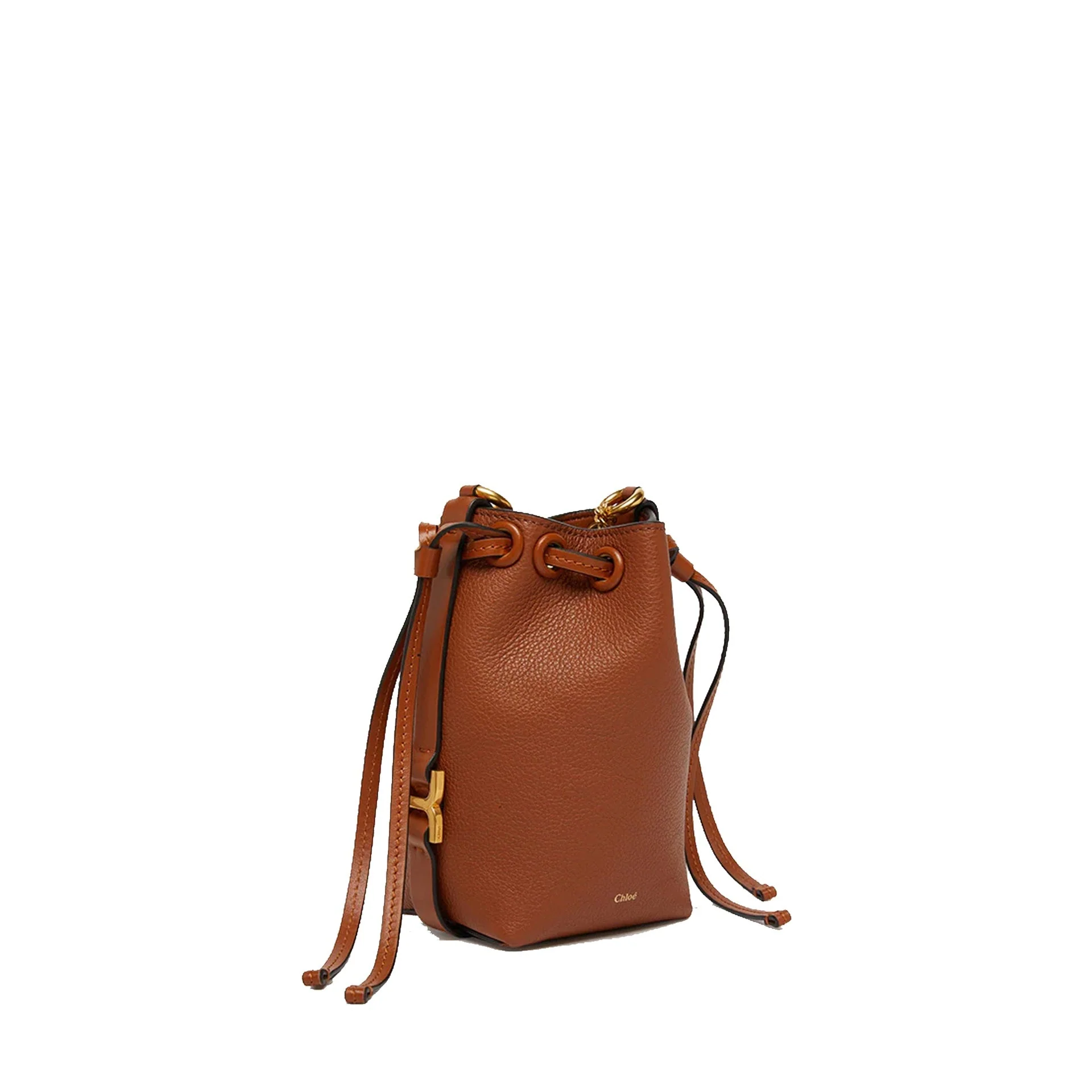 Sac Chloé Micro Marcie Bucket - Brown - Femme - Image 2