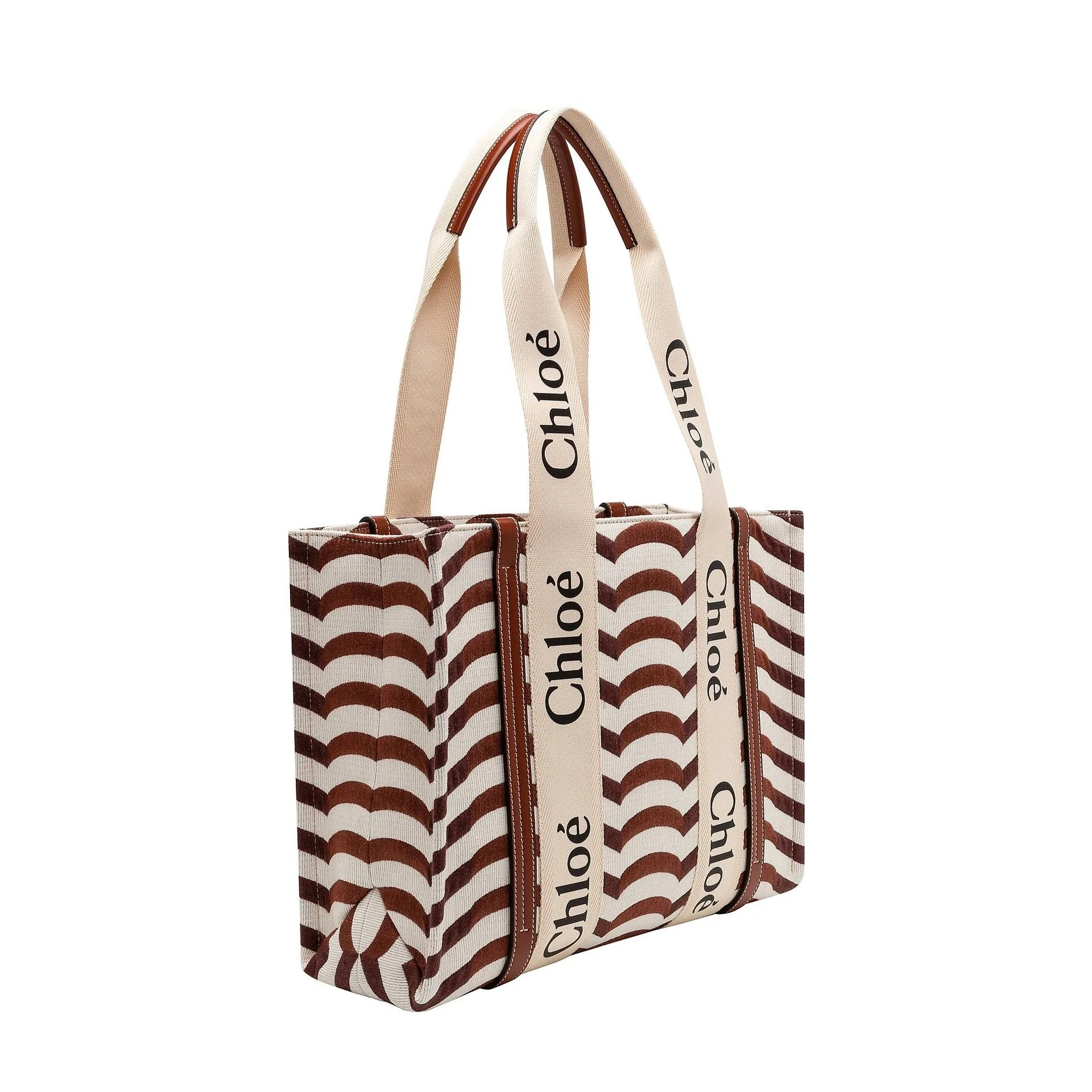Tote Bag Chloé Woody Medium - Beige - Femme - Image 2