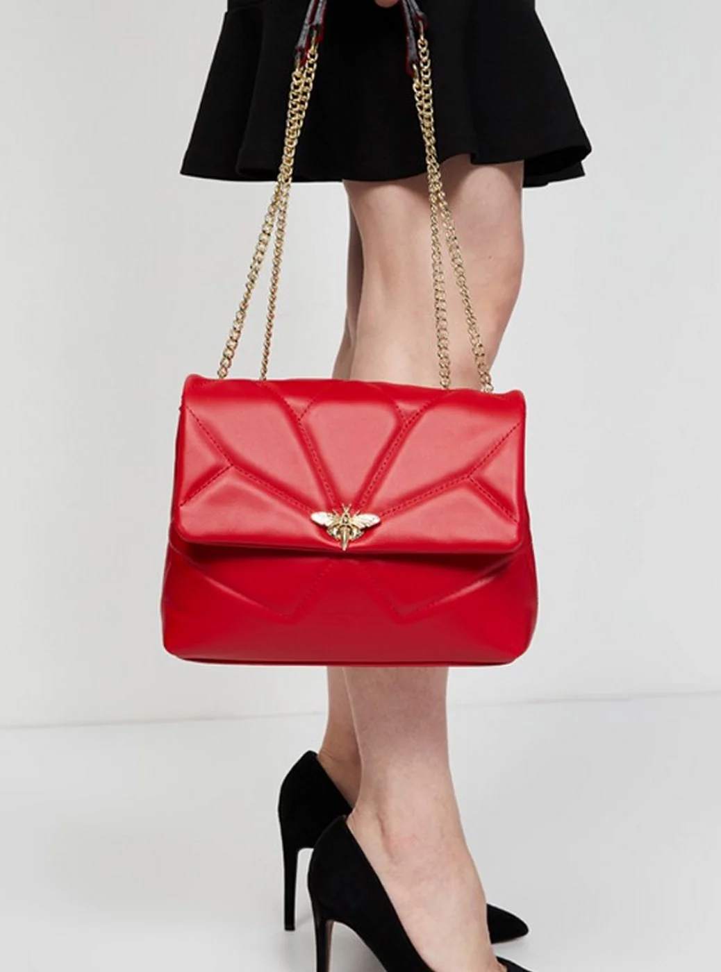 Sac Porté Épaule Louise - Rouge