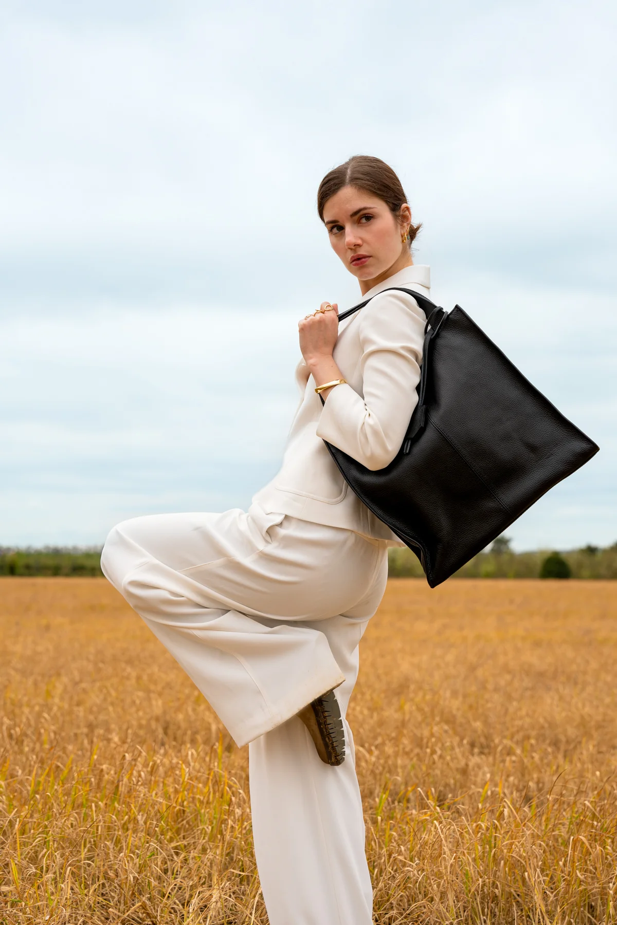 Sac À Main Agathe - Noir - Image 10