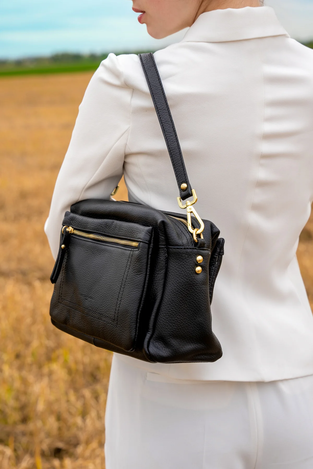 Sac À Bandoulière Layla - Noir - Image 13