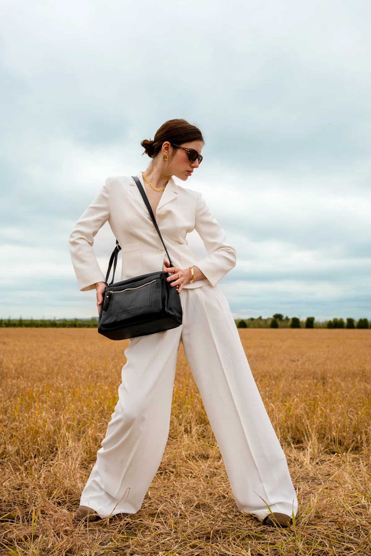 Sac À Bandoulière Layla - Noir - Image 19