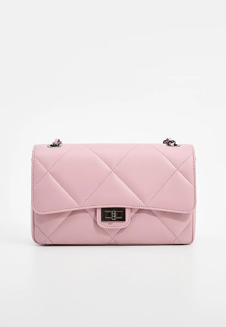 Sac A Bandouliere Lena - Rose - Image 13