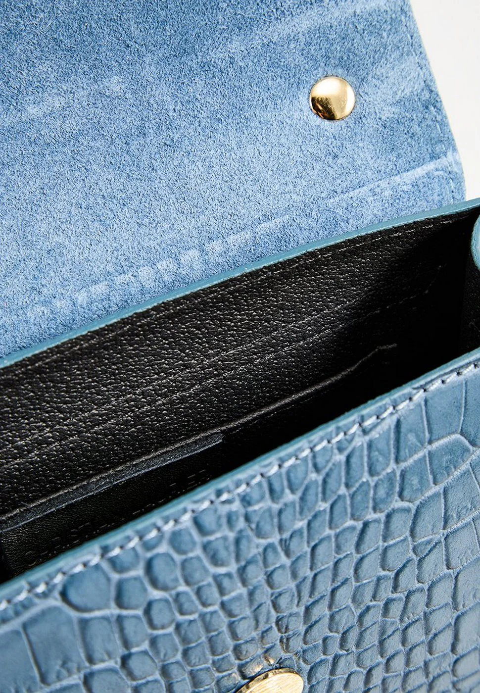 Sac À Main Lily Croco - Bleu - Image 3